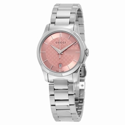 Gucci Watches : YA126524 Pink (diamond Pattern) Quartz Women Watch