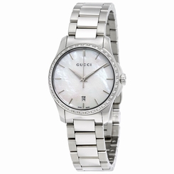 Gucci Watches : YA126525 Mother Of Pearl Quartz Women Watch