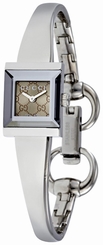 Gucci Watches : YA128510 Quartz Brown Dial Stainless Steel Women Watch