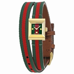 Gucci Watches : YA128527 Red And Green Quartz Women Watch