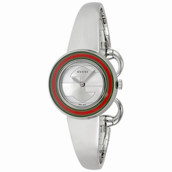 Gucci Watches : YA129506 Quartz U-Play Silver Dial Stainless Steel Women Watch