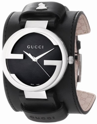 Gucci Watches : YA133201 Quartz Special Grammy Black Dial Leather Unisex Watch