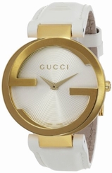 Gucci Watches : YA133313 Quartz Special Latin Grammy White Dial Leather Unisex Watch