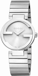 Gucci Watches : YA133503 Quartz Analog Silver Dial Stainless Steel Women Watch