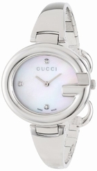 Gucci Watches : YA134303 Quartz Mother Of Pearl Dial Stainless Steel Women Watch