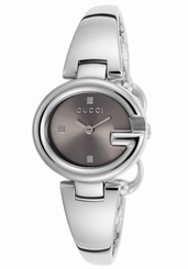 Gucci Watches : YA134503 Quartz Analog Brown Dial Stainless Steel Women Watch