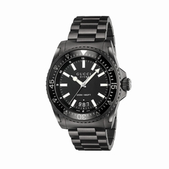 Gucci Watches : YA136205 Black Dial Stainless Steel Women Watch