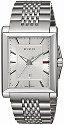 Gucci Watches : YA138403 Quartz Analog Date Stainless Steel Men Watch