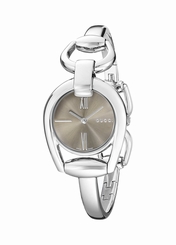 Gucci Watches : YA139501 Brown Dial Stainless Steel Women Watch