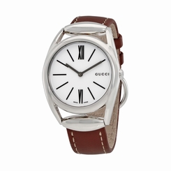 Gucci Watches : YA140402 Silver Quartz Women Watch